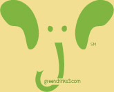 Green Drinks elephant logo