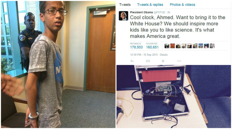 Ahmed and his clock