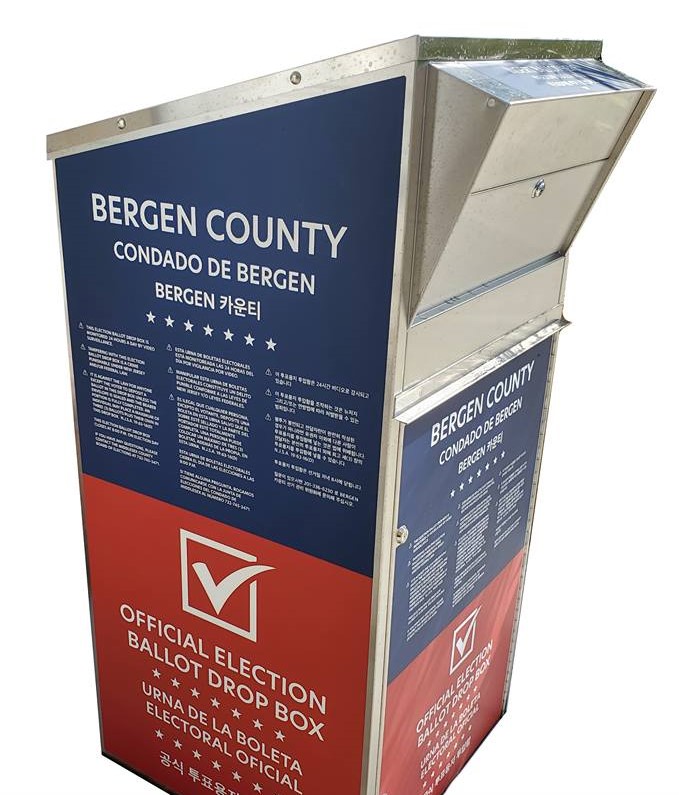 Bergen County ballot drop box