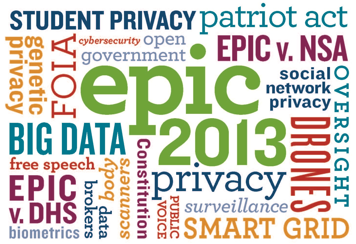 EPIC privacy word cloud 2013
