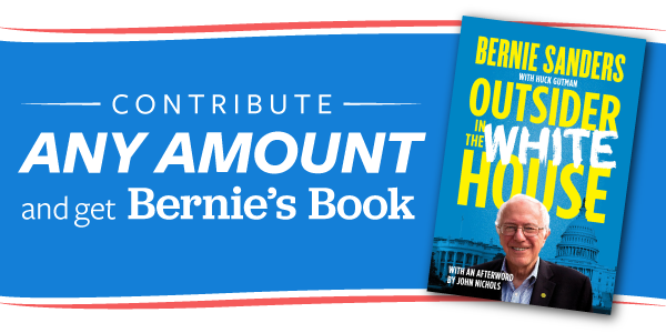 Get Bernie's book for donation