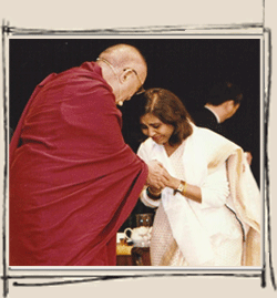 HHDL with New Light India founder