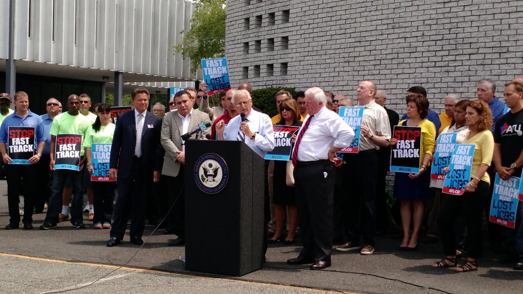 Pascrell rally against TPP