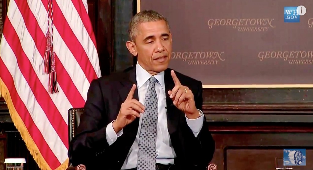 Obama at Georgetown Poverty Summit