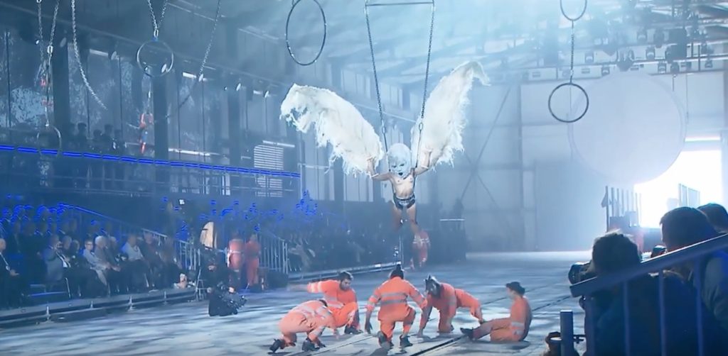 Performers in bizarre Gotthard Tunnel ceremony