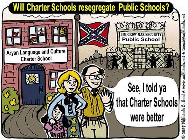 Charter schools represent resegregation