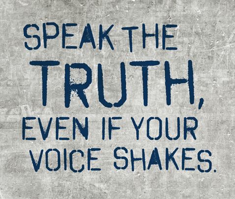 speak truth to power