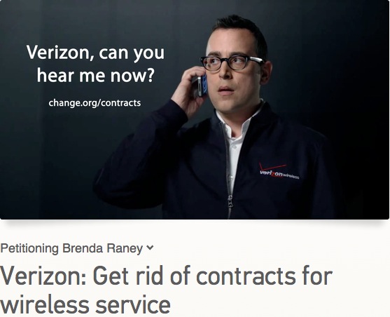 Verizon - get rid of service contracts